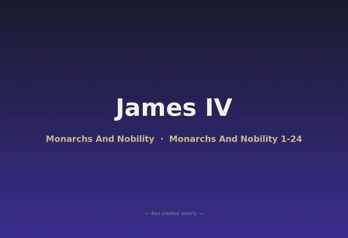 James IV
