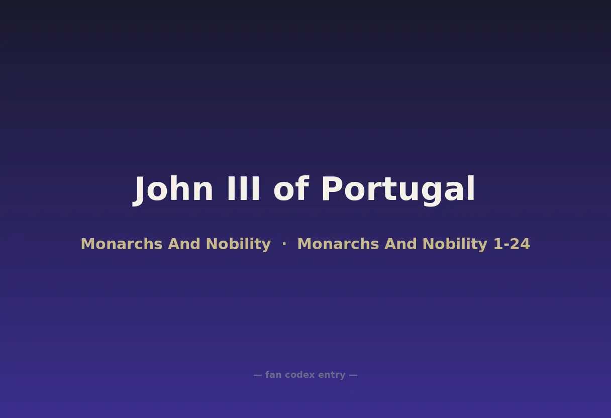 John III of Portugal