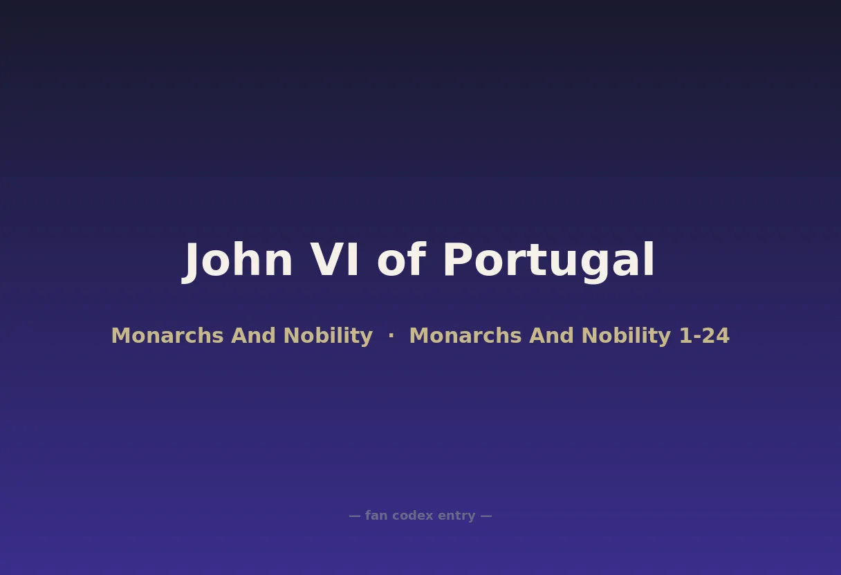 John VI of Portugal