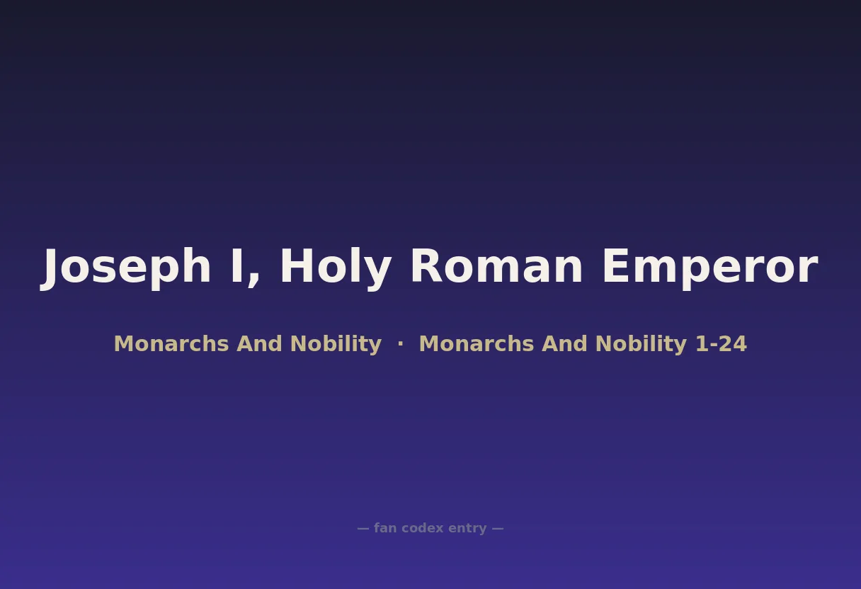 Joseph I, Holy Roman Emperor