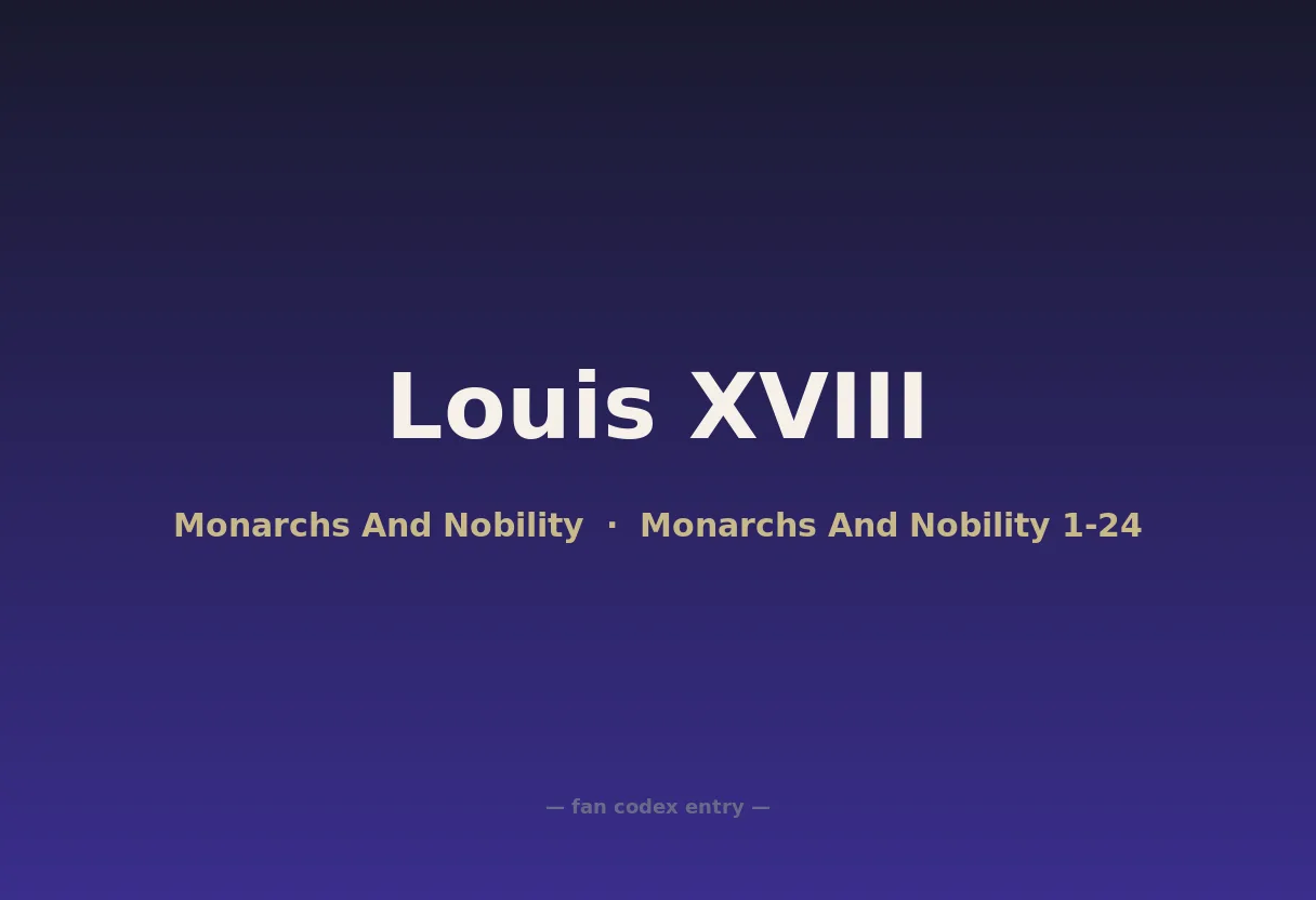 Louis XVIII