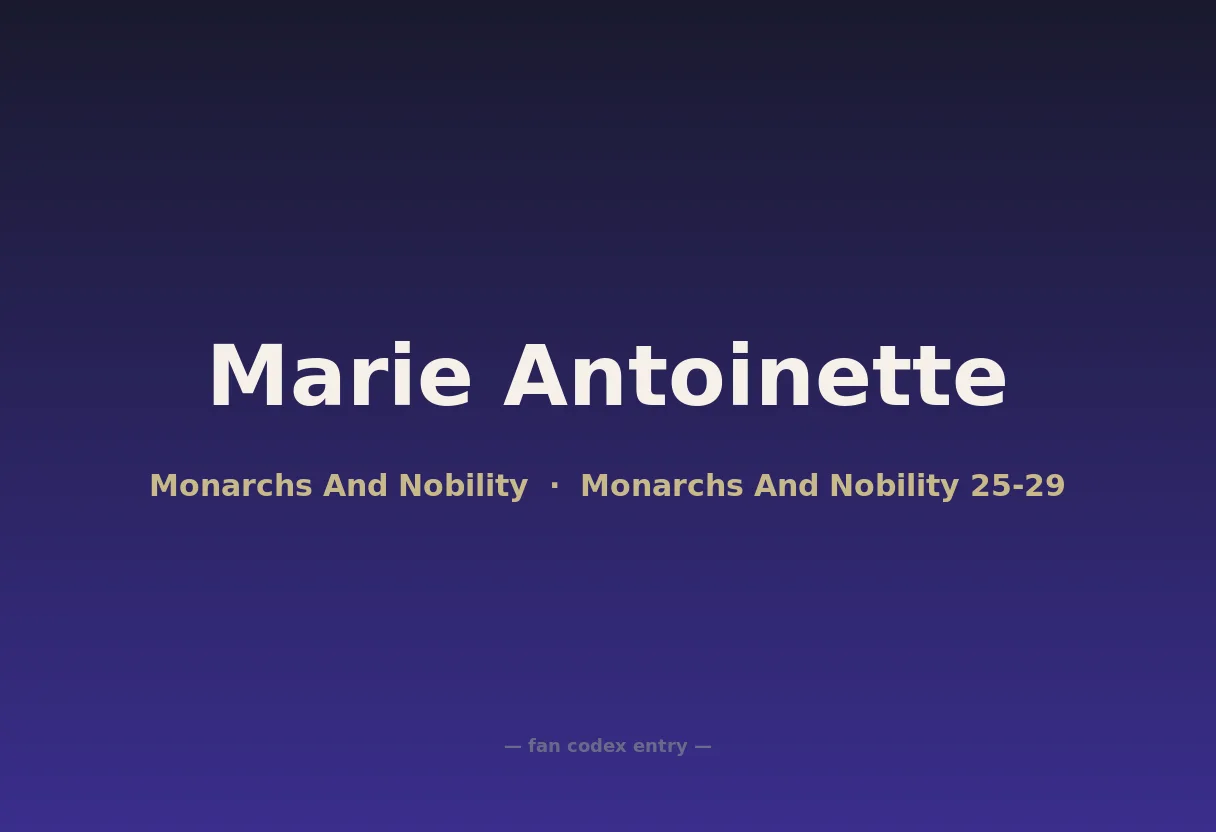 Marie Antoinette